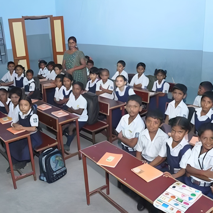 Wintry Mountain Landscape